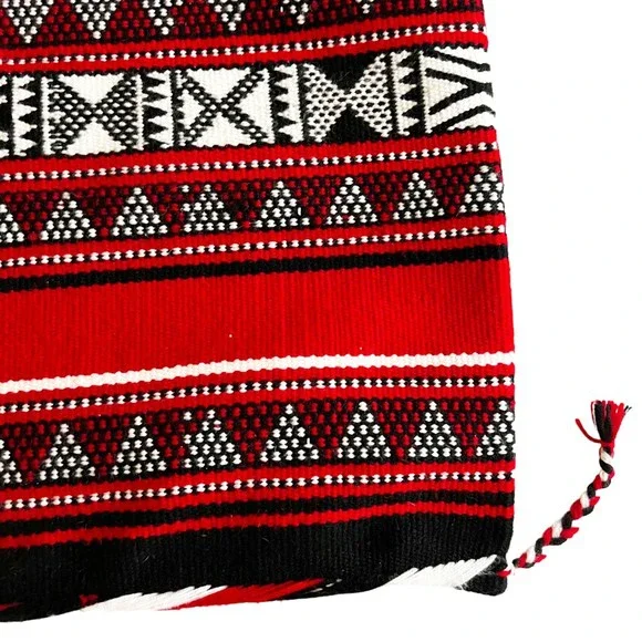 Set 2 Southwestern Aztec Wool ? Indian Blanket Throw Pillow Sham Cover 27x18
